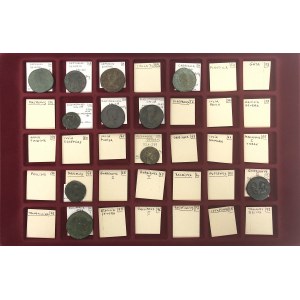 Roman Empire, lot of eleven (11) AE issues, II - III century A.D.