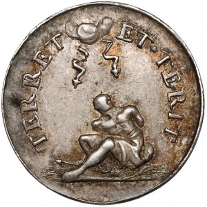 Niemcy, Maksymilian II, Medal (17mm) Elektor Bawarski (1690) - piękny