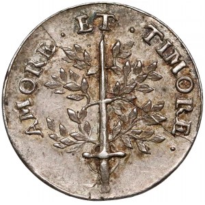 Węgry, Józef I, Medal (17mm) Król Węgier (XVIII w.)
