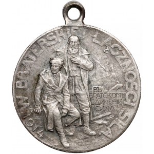 Medal Rosjanie Braciom Polakom 1914 (MAŁY z uchem)