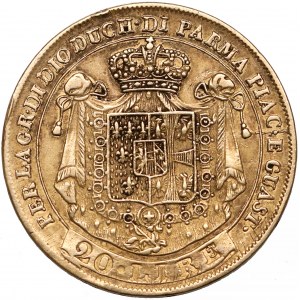 Italy, Parma, Maria Luisa of Parma, 20 Lire 1815