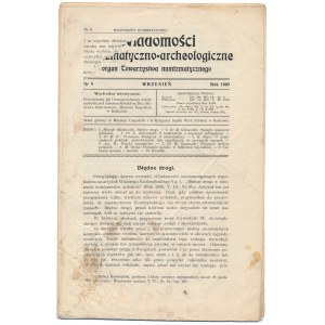 WNA 1909 nr 9 + tablice 2 i 3 od nr 8