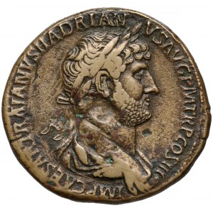 Cesarstwo Rzymskie, Hadrian (117-138) Sesterc