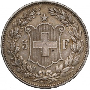 Szwajcaria, 5 franków 1907