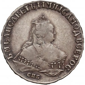 Russia, Elizabeth, Rouble 1747, St. Petersburg