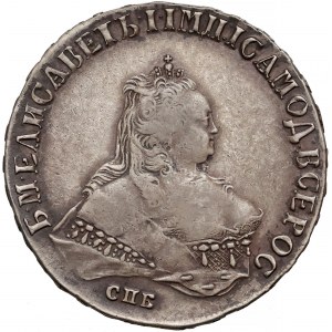 Russia, Elizabeth, Rouble 1747, St. Petersburg