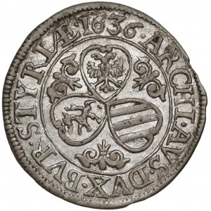 Austria, Graz, Ferdinand II, 3 Kreuzer 1636