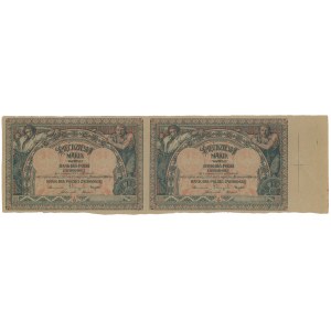 Bank dla Polski Zachodniej 50 marek 1919 - nierozcięte 2 sztuki