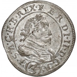 Austria, Graz, Ferdynand II, 3 krajcary 1628