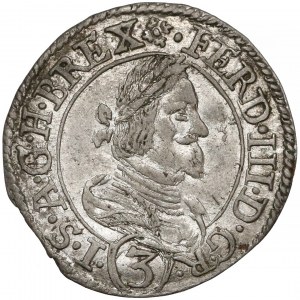 Austria, Graz, Ferdinand III, 3 Kreuzer 1637