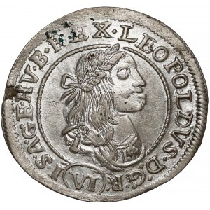 Węgry, Leopold I, 6 krajcarów 1671 KB