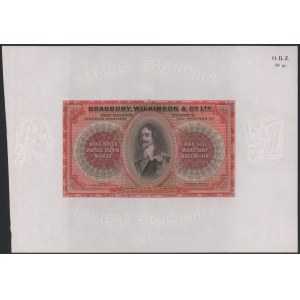 Wielka Brytania, Bradbury Wilkinson & Company Limited - banknot reklamowy 