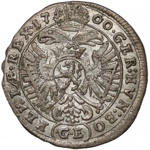 Czechy, Leopold I, 3 krajcary 1700 GE, Praga