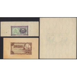 Republique Libanaise and Syrienne SET of 3 TRIAL PRINTS year 1942