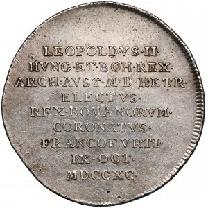 Austria, Leopold II, Coronation token 1790