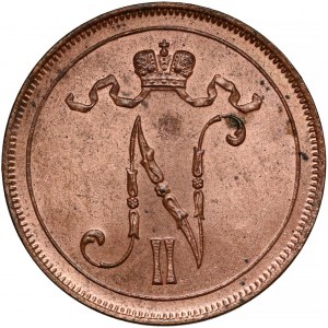 Finland / Russia, Nicholas II, 10 Penniä 1916