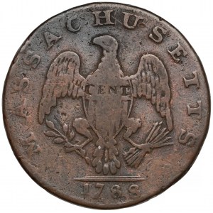 USA, Massachusetts, Cent 1788