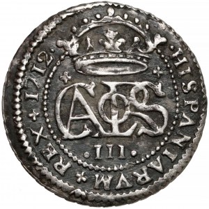 Hiszpania, Księstwo Katalonii, Karol III, 2 Reales 1712