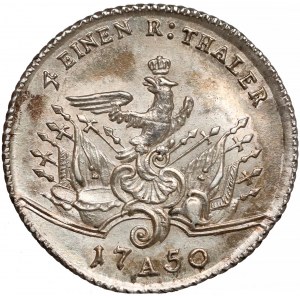 Prusy, Fryderyk II, 1/4 talara 1750