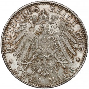Niemcy, Saksonia-Meiningen, Jerzy II, 2 marki 1915