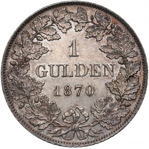 Niemcy, Bawaria, Ludwik II, 1 gulden 1870