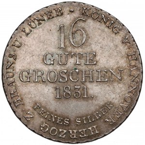 Niemcy, Brunszwik-Wolfenbüttel, Wilhelm IV, 16 groszy 1831