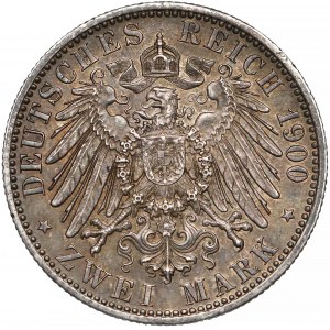 Niemcy, Oldenburg, 2 marki 1900