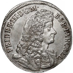 Niemcy, Brandenburgia-Prusy, Fryderyk III, 2/3 talara (gulden) 1692