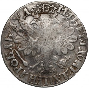 Rosja, Piotr I, Rubel (1704), Moskwa - rzadki