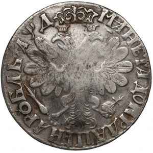 Russia, Peter I, Rouble (1704), Moscow - rare