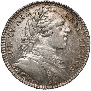 France, Louis XV, Token 1758 CONSILIUM VAL... - bust
