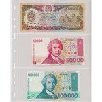 Album with modern World Paper Money (74pcs)