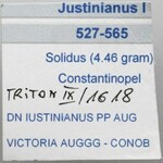 Bizancjum, Justynian I Wielki, Solid (527-565)