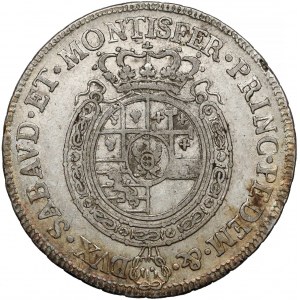 Italy, Duchy of Savoy, Charles Emmanuel III, 1/2 Scudo 1757