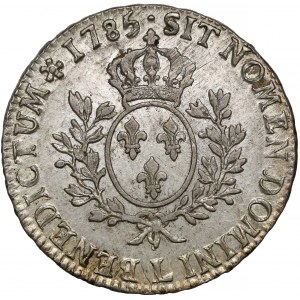 France, Louis XVI, Écu 1785-L, Bayonne