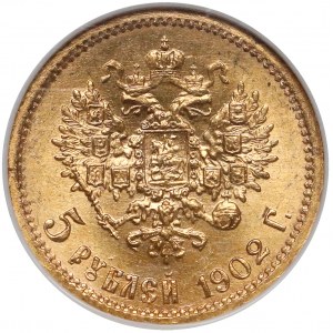 Rosja, Mikołaj II, 5 rubli 1902