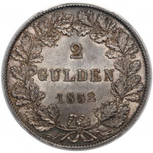 Niemcy, Frankfurt, 2 guldeny 1852