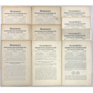 WNA 1917 nr 1-5 i 8-12 (10szt)
