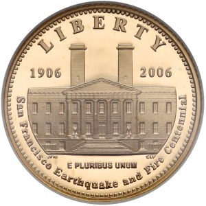 USA, 5 dolarów 2006-S, San Francisco - stulecie mennicy