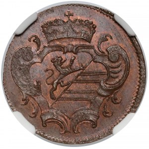 Węgry, Franciszek II, Karlsburg, 1 soldo 1799 - litera E - RZADKIE i piękne