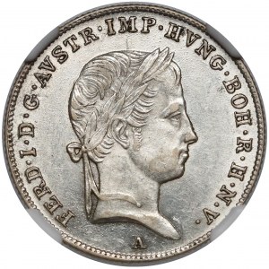 Austria, Ferdynand I, 10 krajcarów 1847-A, Wiedeń
