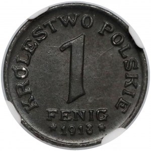 Królestwo Polskie, 1 fenig 1918