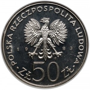 Próba NIKIEL 50 złotych 1983 Jan III Sobieski
