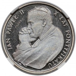 Próba NIKIEL 2.000 złotych 1988 Jan Paweł II - X lat pontyfikatu