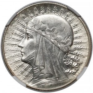 Głowa Kobiety 5 złotych 1932 bz, Londyn