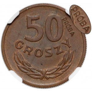 Próba MIEDŹ 50 groszy 1949 - rzadkość