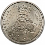 Próba MIEDZIONIKIEL 100 złotych 1987 Kazimierz III Wielki