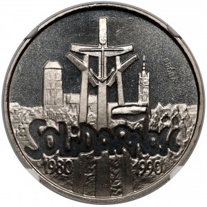Próba NIKIEL 100.000 złotych 1990 Solidarność