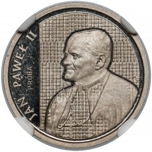 Próba NIKIEL 1.000 złotych 1989 Jan Paweł II - na kratce