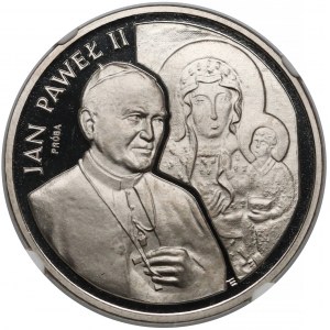 Próba NIKIEL 200.000 złotych 1991 Jan Paweł II - Matka Boska
